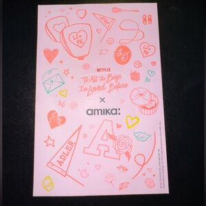 Amika x Netflix Limited Edition Stickers